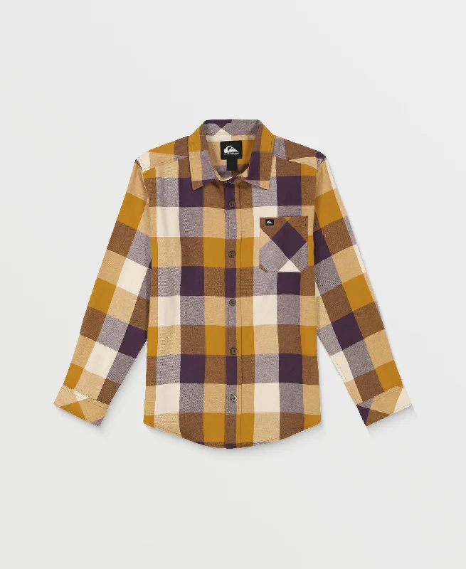 Men's Tailored Shirts for a Sharp AppearanceBoys 2-7 Mother Fly Long Sleeve Flannel Shirt - Bone Brown Men's Tailored Shirts for a Sharp AppearanceBoys 2-7 Mother Fly Long Sleeve Flannel Shirt - Bone Brown