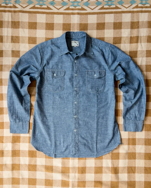 Men's Logo T-Shirts for Brand RepresentationChambray Workshirt - Rinsed Indigo