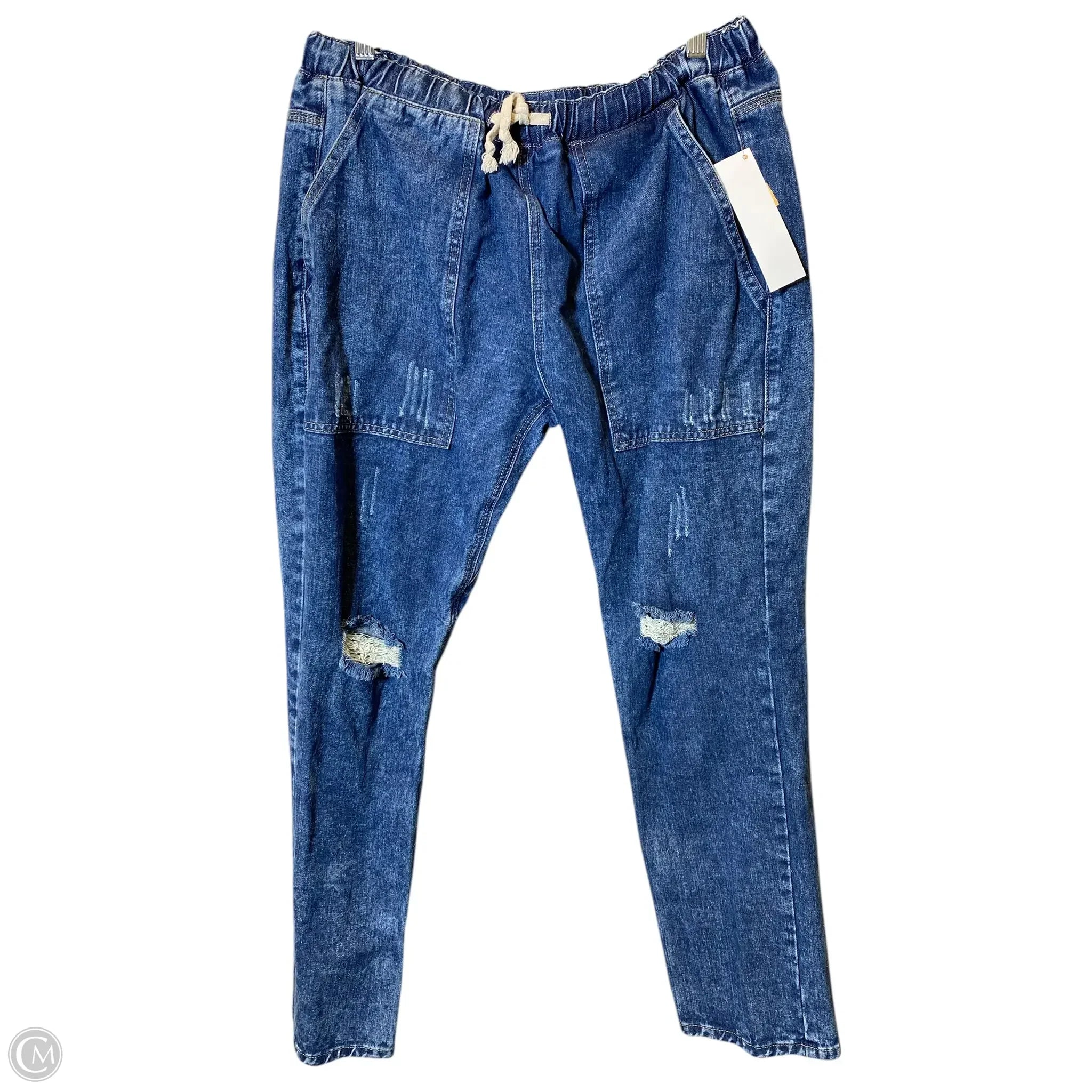 Stylish Men's JeansJeans Straight By Cmc In Blue, Size: 2x