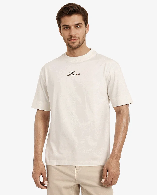 Men's Shirts for BoatingRare Rabbit Men Mint Off White Cotton Fabric Short Sleeve Crew Neck Oversized Fit Graphic Print T-Shirt Men's Shirts for BoatingRare Rabbit Men Mint Off White Cotton Fabric Short Sleeve Crew Neck Oversized Fit Graphic Print T-Shirt