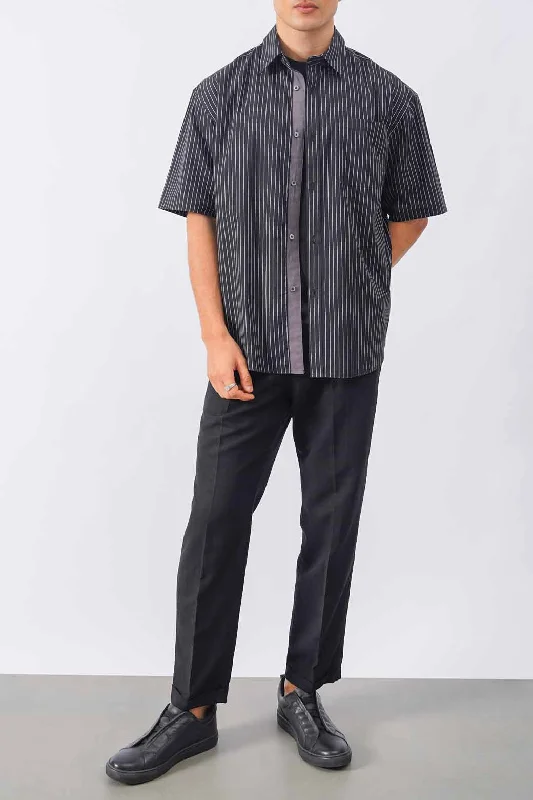 Men's Long-Sleeve Shirts for Year-Round WearCOTTON STRIPED SHIRT