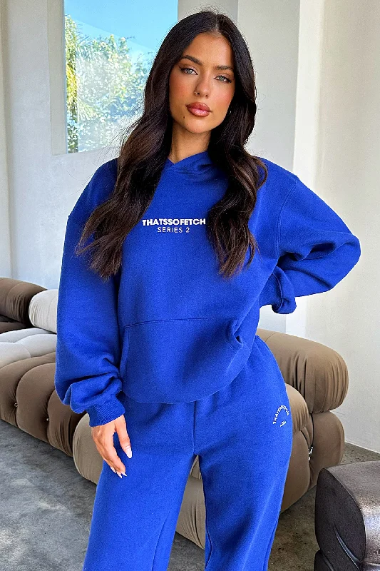 Men's Sweaters with Kangaroo PocketsSeries 2 Hoodie - Royal Blue