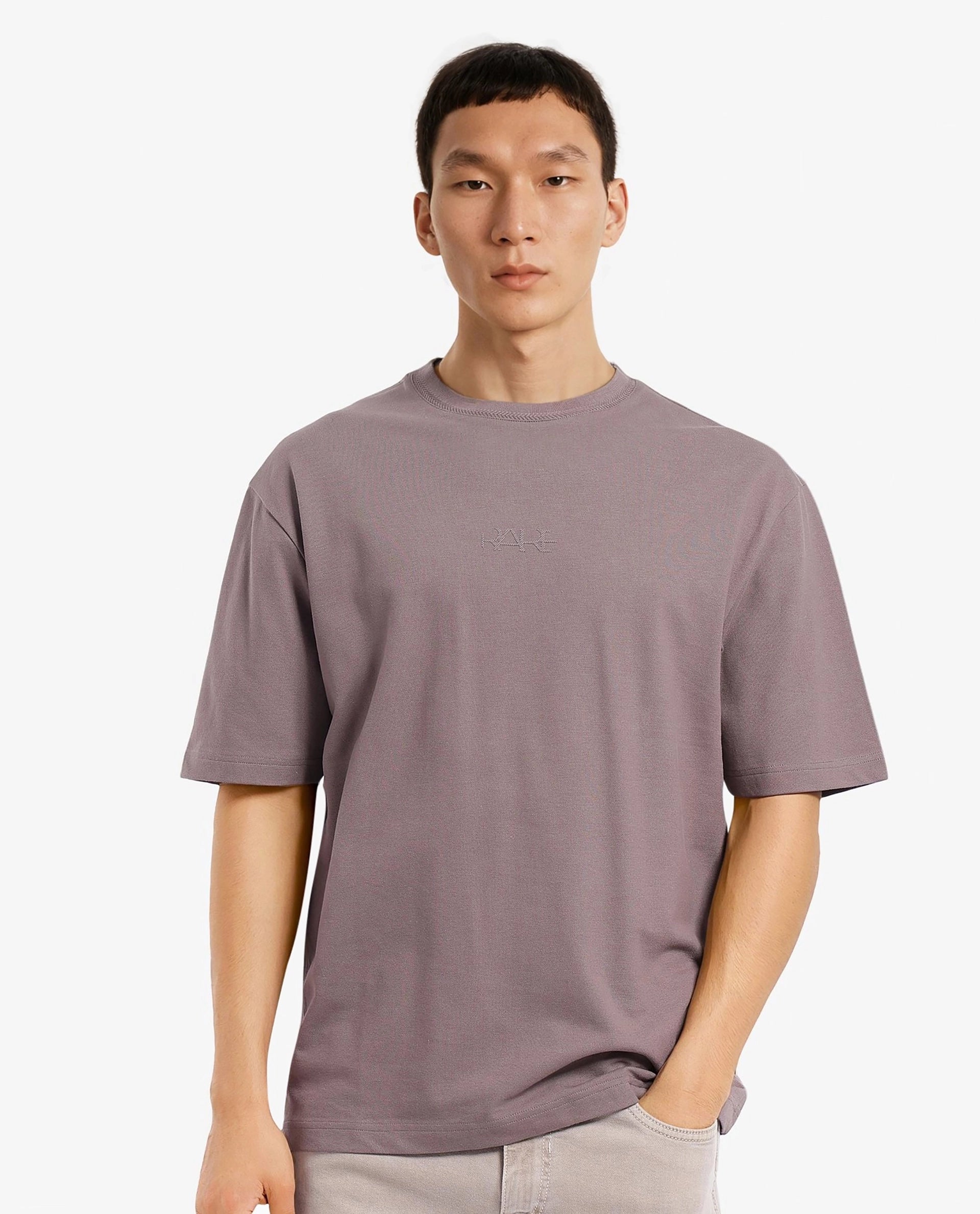 Men's Sleeveless TopsRare Rabbit Men's Heros-1 Dusky Brown Cotton Lycra Fabric Blend Drop Shoulder Short Sleeve Oversized Fit Embroidered Logo T-Shirt Men's Sleeveless TopsRare Rabbit Men's Heros-1 Dusky Brown Cotton Lycra Fabric Blend Drop Shoulder Short Sleeve Oversized Fit Embroidered Logo T-Shirt
