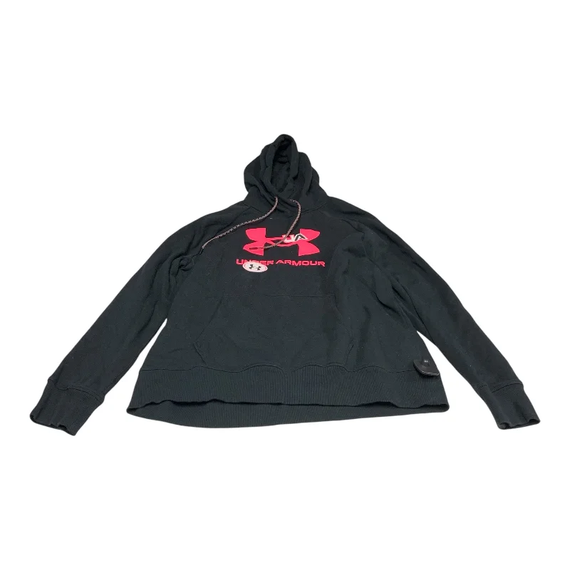 Men's Hoodies with Stretch FabricAthletic Sweatshirt Hoodie By Under Armour In Black, Size: Xl Men's Hoodies with Stretch FabricAthletic Sweatshirt Hoodie By Under Armour In Black, Size: Xl