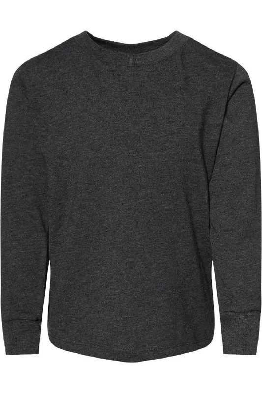 Men's Shirts with Ruffled HemlinesBELLA + CANVAS Toddler Jersey Long Sleeve Tee