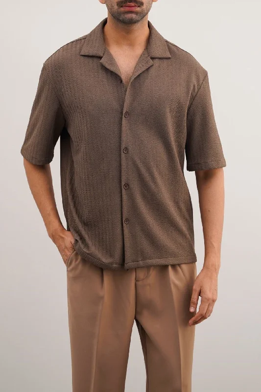 Men's Vintage T-Shirts for a Retro VibeTEXTURED SAFARI SHIRT