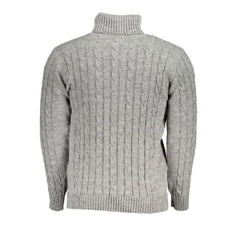 Men's Sweaters with Ribbed CuffsU.S. Grand Polo Turtleneck Twisted Neck Men's Men's Sweater Men's Sweaters with Ribbed CuffsU.S. Grand Polo Turtleneck Twisted Neck Men's Men's Sweater