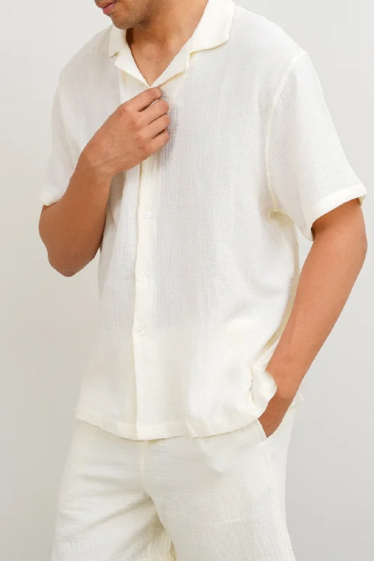 Men's Timeless Dress Shirts for Enduring StyleMUSLIN SAFARI SHIRT