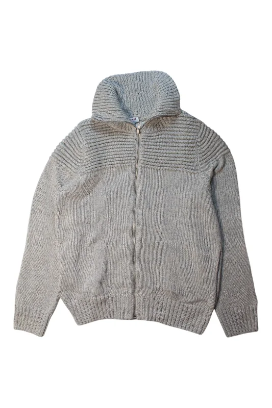 Cozy Men's Cable-Knit SweatersSeed Zippered Knit Sweatshirt Size 8-9Y