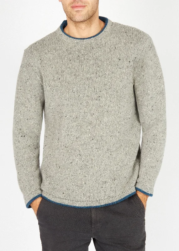 Men's Sweaters with ZippersIrelandsEye Roundstone Sweater | Light Grey