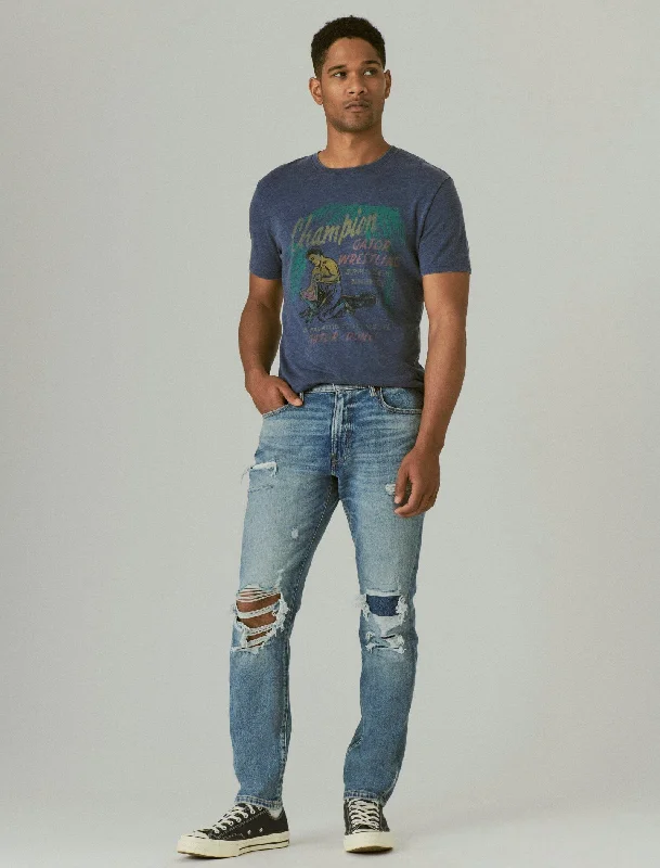 Men's Jeans for SportsLucky Brand Mens 411 Athletic Taper