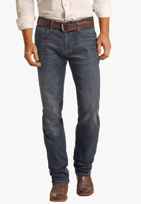 Sustainable Eco-Friendly Men's JeansRock & Roll Mens Revolver Slim Fit Straight Leg Jean Sustainable Eco-Friendly Men's JeansRock & Roll Mens Revolver Slim Fit Straight Leg Jean