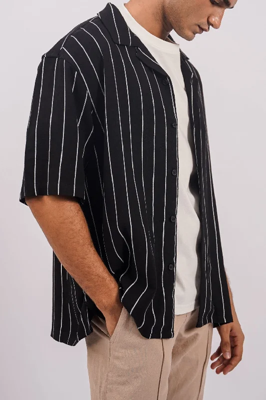 Men's Wrinkle-Free Shirts for Easy CareSTRIPED SAFARI SHIRT