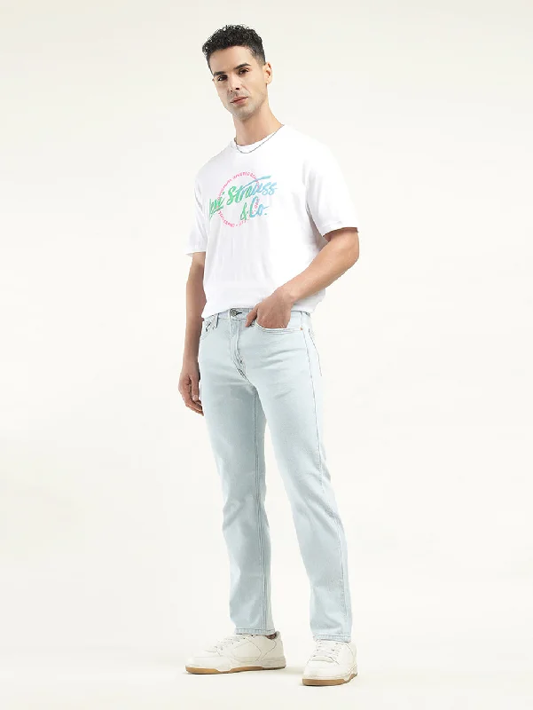 Men's Jeans with Embroidered LogosMen's 511 Slim Fit Indigo Jeans