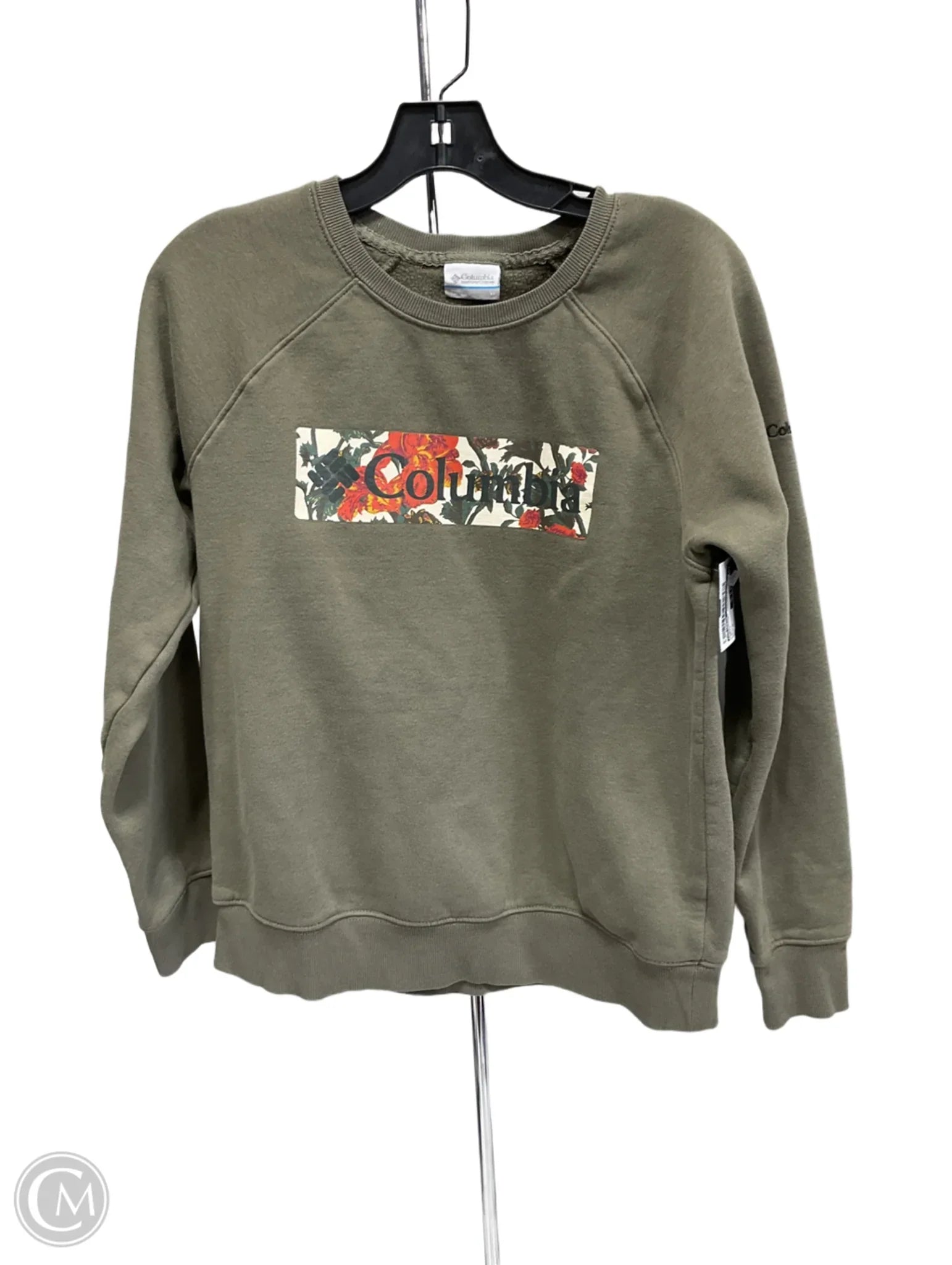 Men's Hoodies with Appliqué DetailsSweatshirt Crewneck By Columbia In Green, Size: M Men's Hoodies with Appliqué DetailsSweatshirt Crewneck By Columbia In Green, Size: M