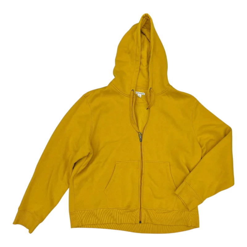 Men's Hoodies with Zippered PocketsSweatshirt Hoodie By Amazon Essentials In Yellow, Size:Xxl Men's Hoodies with Zippered PocketsSweatshirt Hoodie By Amazon Essentials In Yellow, Size:Xxl