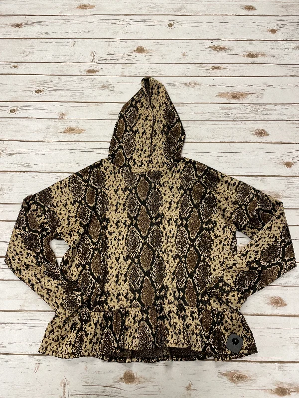 Essential Men's Sports HoodiesSweatshirt Hoodie By Cme In Animal Print, Size: Xl