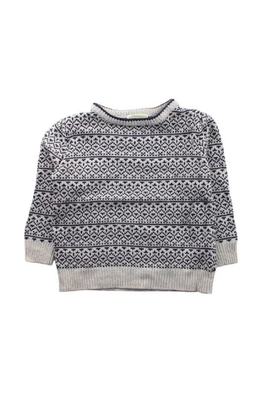 Men's Sweaters with High-Low HemlinesVertbaudet Knit Sweater 3T