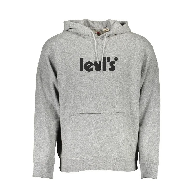 Men's Sweaters in Pastel ShadesLevi's Classic Gray Hooded Men's Sweatshirt