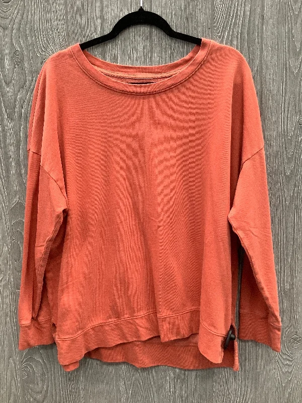 Men's Hoodies with Extra-Long SleevesSweatshirt Collar By Terra & Sky In Coral, Size: 1x Men's Hoodies with Extra-Long SleevesSweatshirt Collar By Terra & Sky In Coral, Size: 1x