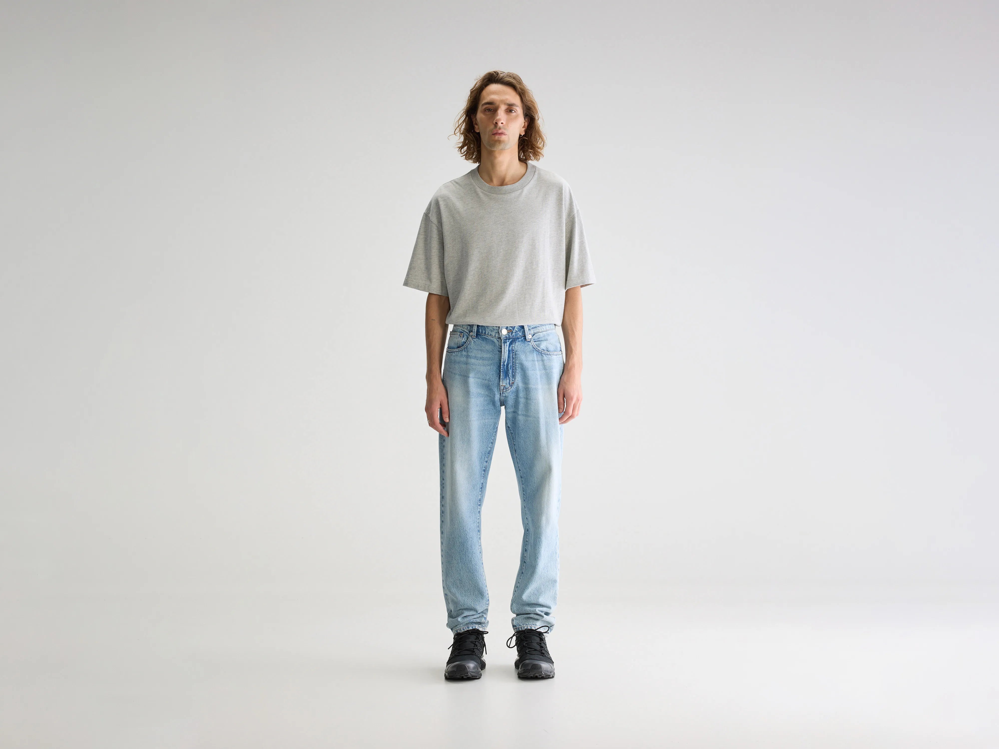 Sustainable Eco-Friendly Men's JeansDenim N. 04 straight jeans (251 / M / LT BLUE BLEACH) Sustainable Eco-Friendly Men's JeansDenim N. 04 straight jeans (251 / M / LT BLUE BLEACH)