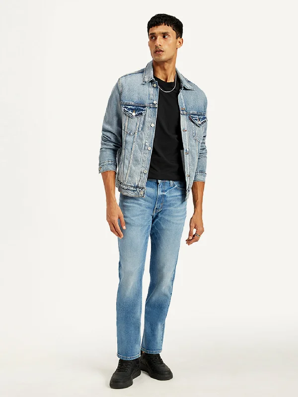 Men's Jeans with a Distressed LookMen's 511 Slim Fit Light Blue Jeans