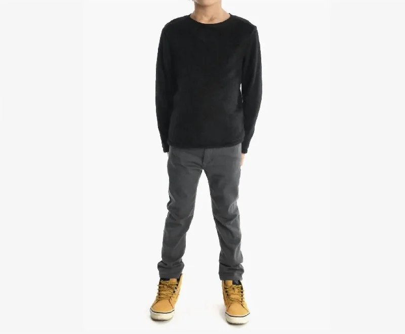 Men's Jeans for a Dressy OccasionSkinny Twill Pants In Vintage Black