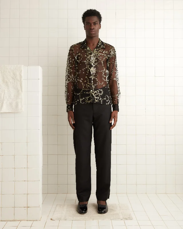 Men's Patterned Button-Down Shirts for Added InterestSheer Fête Shirt