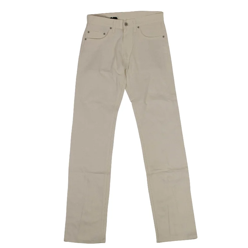 Zip-Fly Men's JeansZipper Jeans White