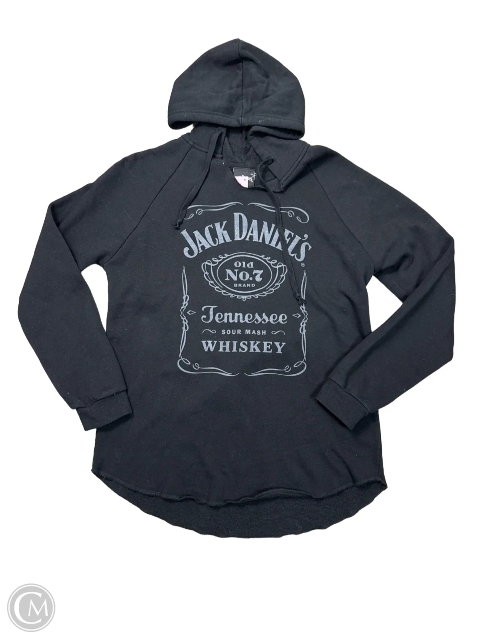 Men's Hoodies with DrawstringsSweatshirt Hoodie By JACK DANIELS In Black, Size: M