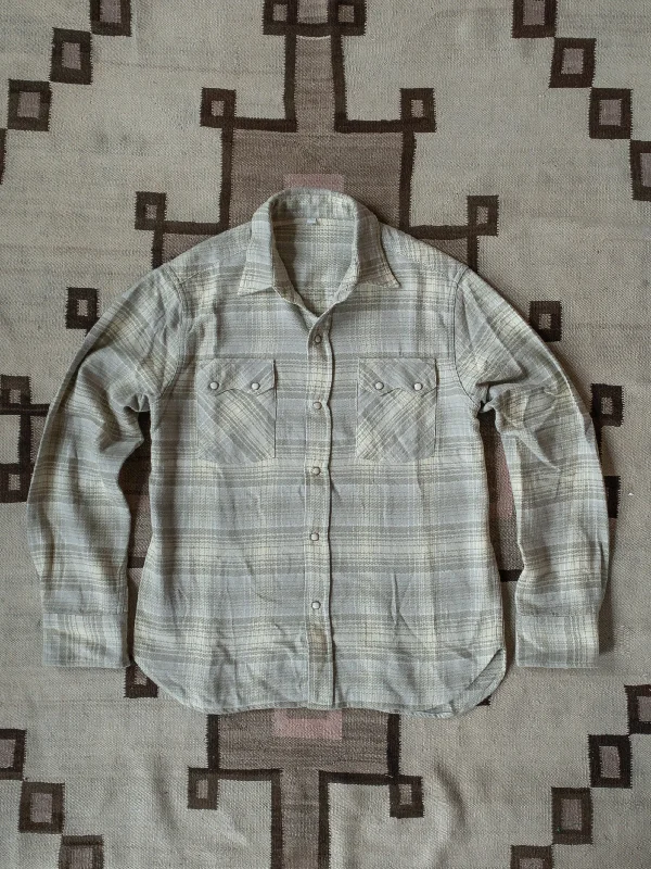 Men's Moisture-Wicking Shirts for All-Day ComfortWashed Flannel Pearlsnap Shirt - Warming Sage Rodeo Plaid Men's Moisture-Wicking Shirts for All-Day ComfortWashed Flannel Pearlsnap Shirt - Warming Sage Rodeo Plaid