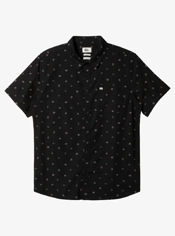 Men's Oxford Shirts for a Preppy StyleMinimo Short Sleeve Shirt - Black Minimo