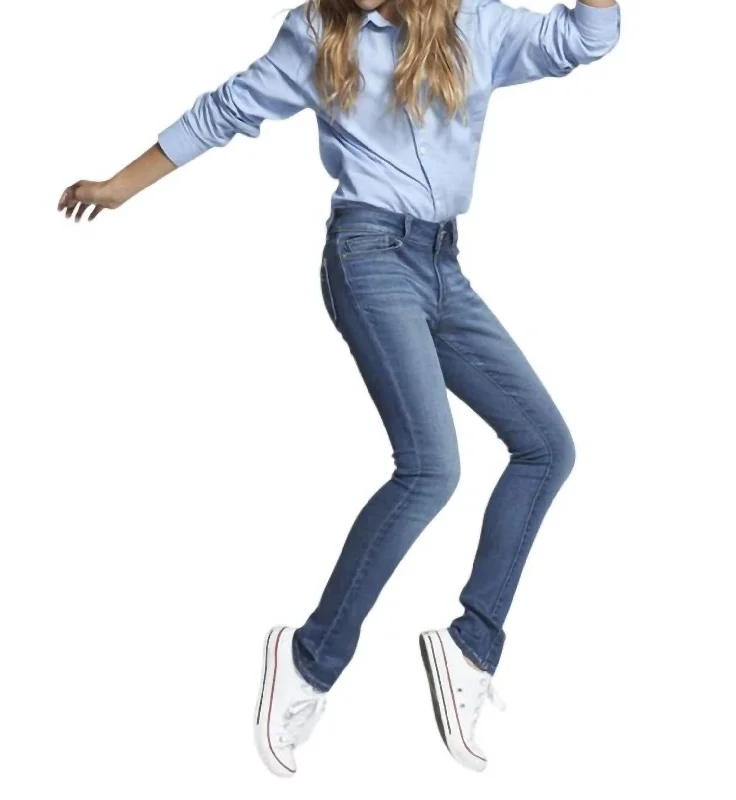 Men's Jeans with EmbroideryChloe Skinny Jeans In Parula