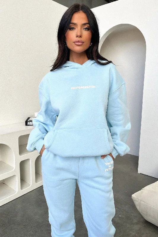 Men's Sweaters with Hidden PocketsSeries 3 Hoodie - Pale Blue