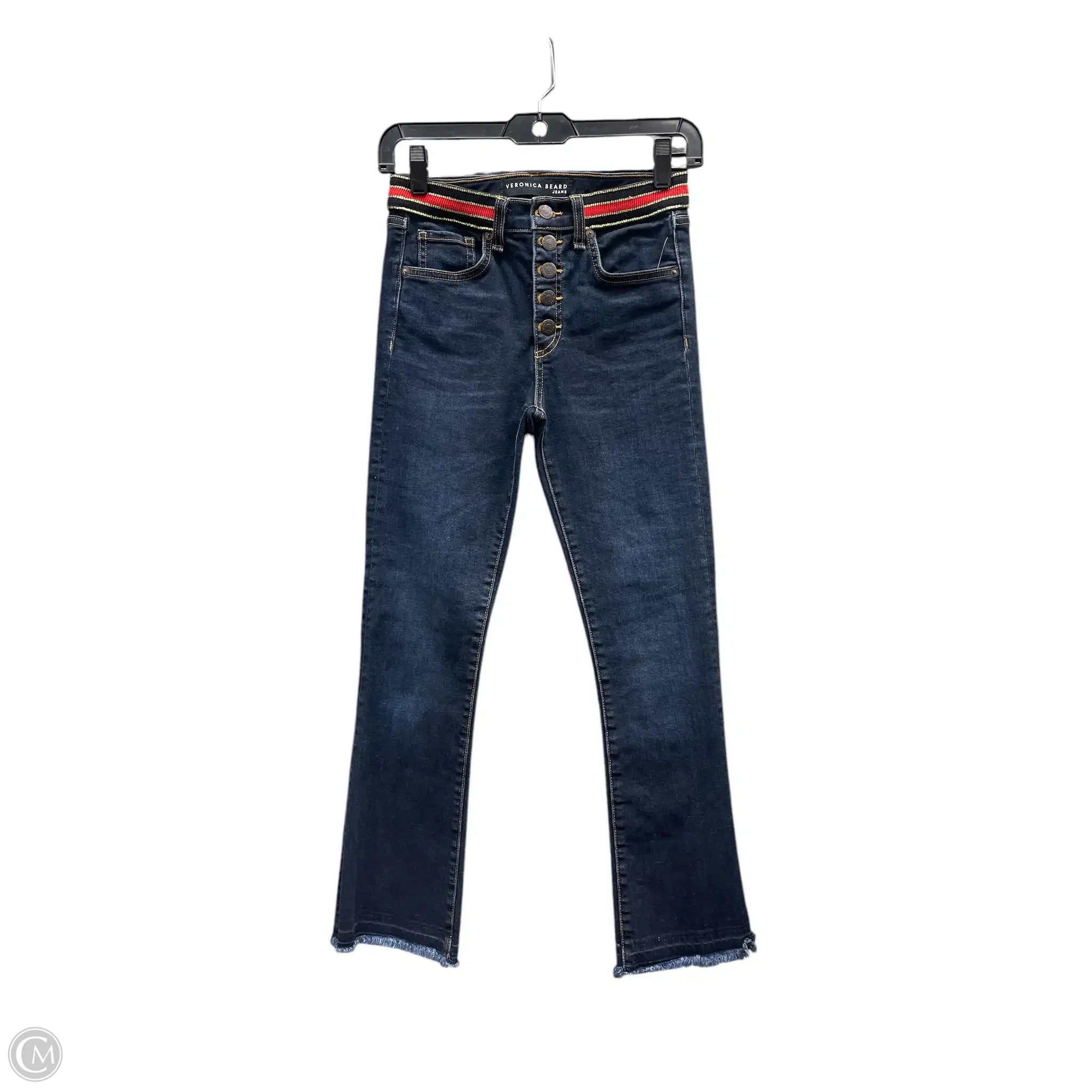 Workwear Men's JeansJeans Boot Cut By Veronica Beard In Blue Denim, Size: 0