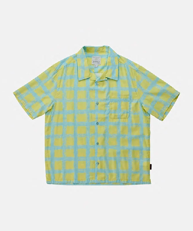 Men's Floral Print Shirts for Spring and SummerCheckered Rayon Shirt