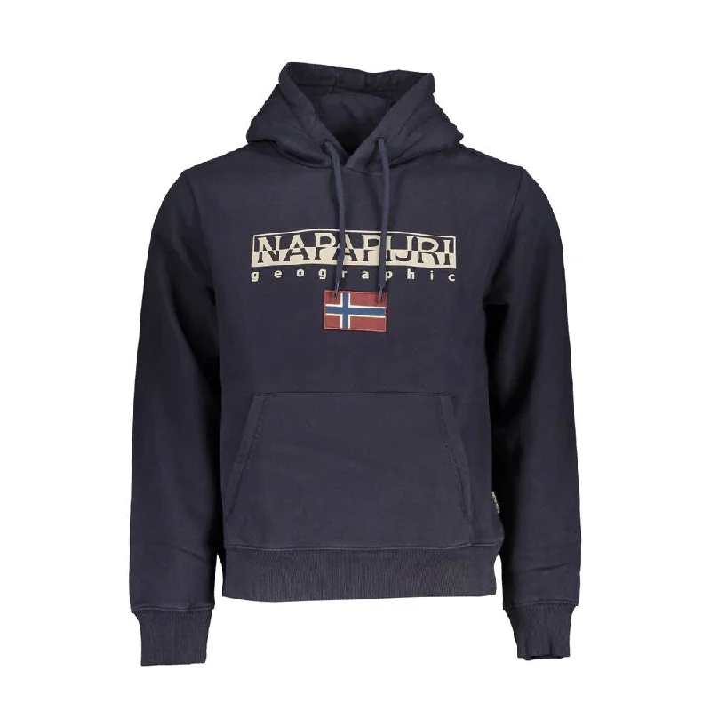 Men's Sweaters for Everyday WearNapapijri Blue Cotton Men Men's Sweater