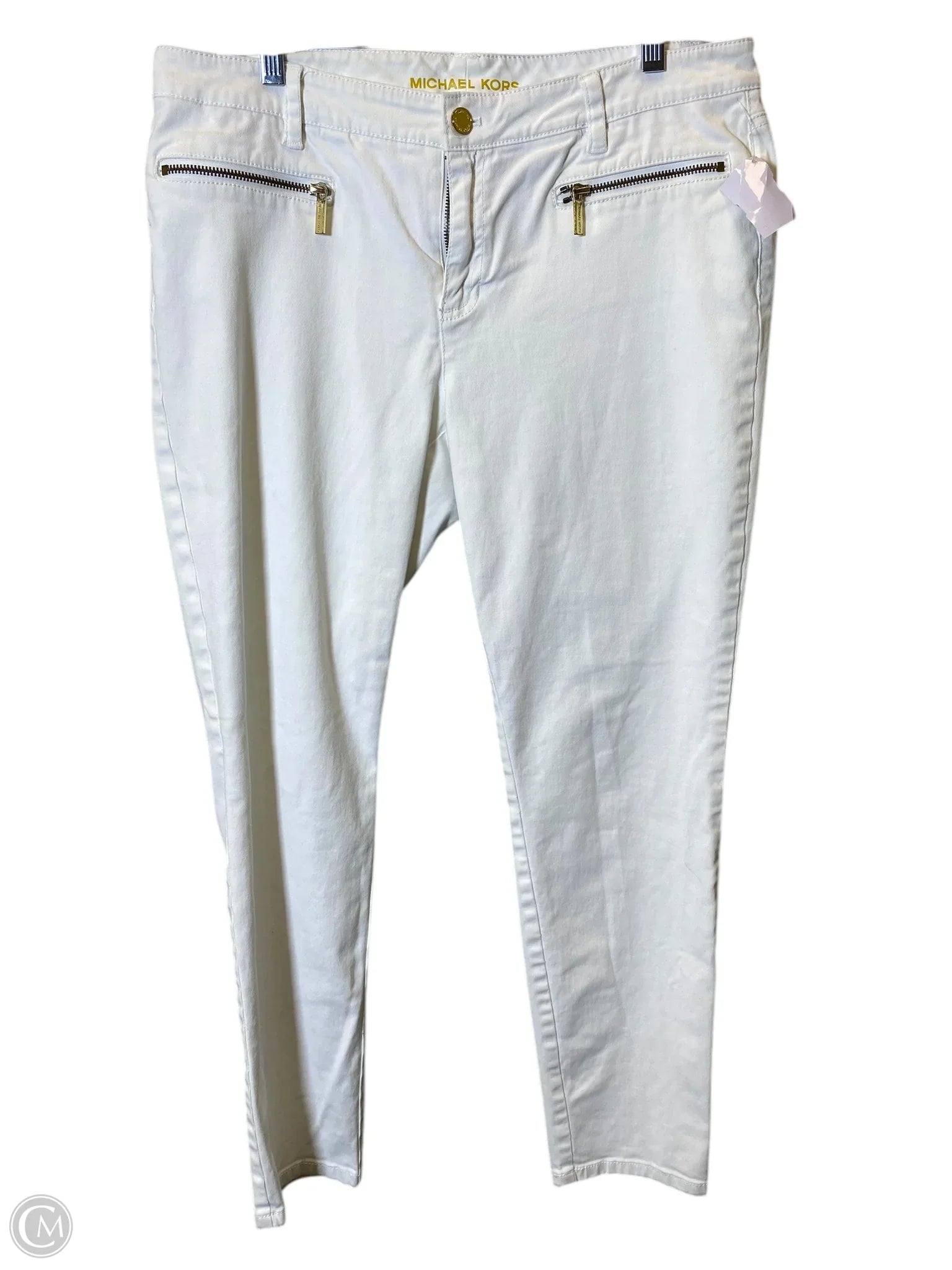 Men's Skinny JeansJeans Designer By Michael Kors In White, Size: 10