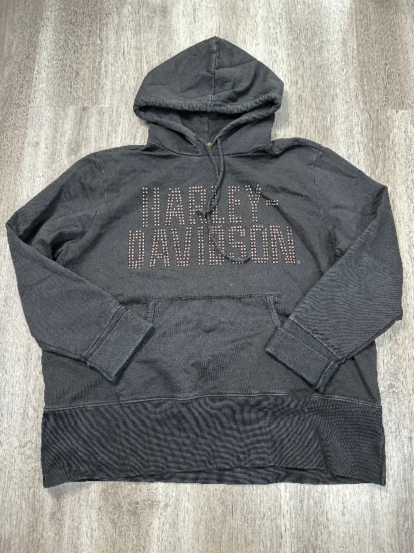 Men's Hoodies with Quilted LiningSweatshirt Hoodie By Harley Davidson In Black, Size: 1x Men's Hoodies with Quilted LiningSweatshirt Hoodie By Harley Davidson In Black, Size: 1x