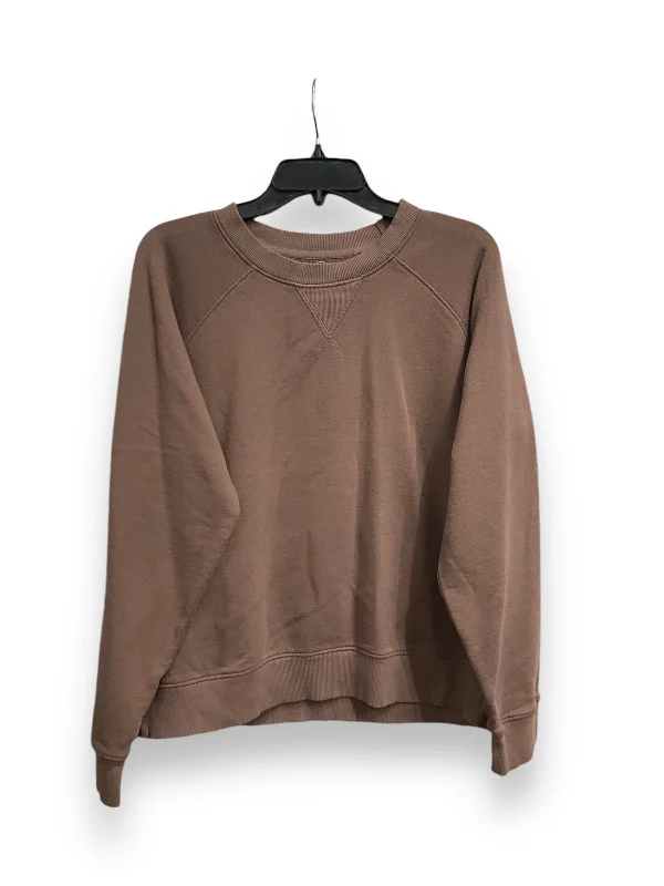 Men's Hoodies with LogoSweatshirt Crewneck By Cmc In Brown, Size: Xl