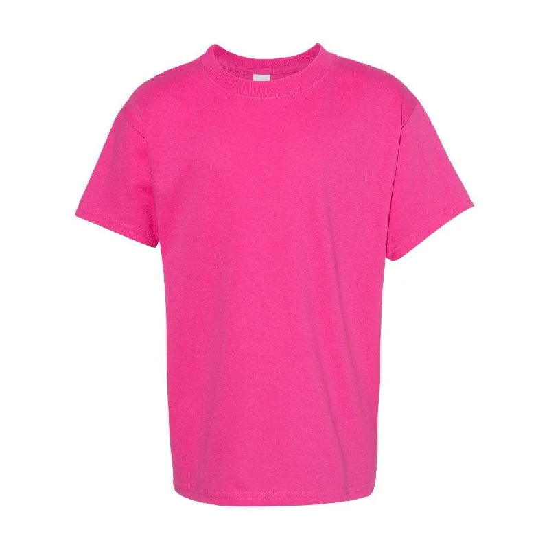 Men's Shirts with Hook-and-Loop ClosuresHanes Essential-T Youth T-Shirt