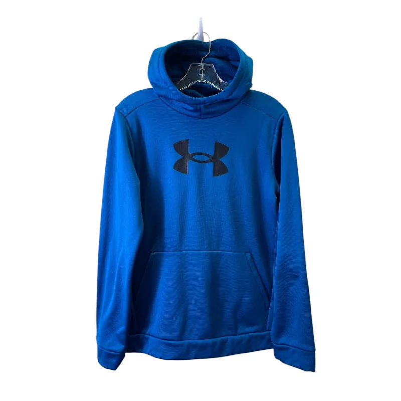 Men's Hoodies with Kangaroo PocketsAthletic Sweatshirt Hoodie By Under Armour In Blue, Size:Xl Men's Hoodies with Kangaroo PocketsAthletic Sweatshirt Hoodie By Under Armour In Blue, Size:Xl