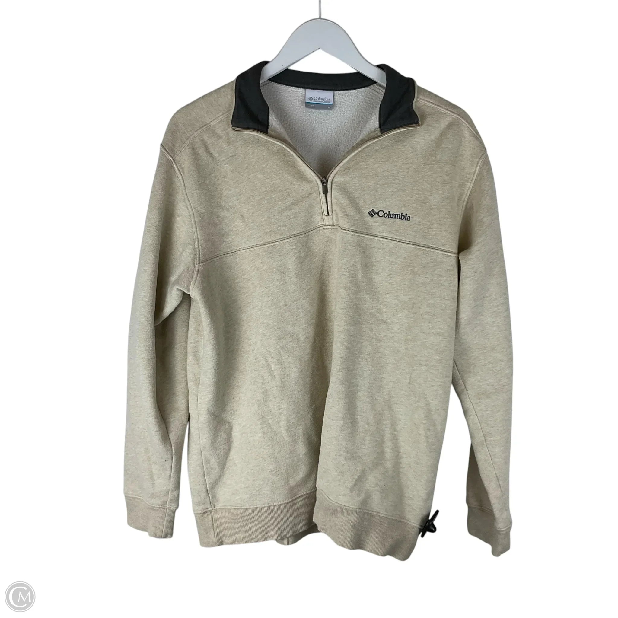 Fashionable Men's Streetwear HoodiesSweatshirt Crewneck By Columbia In Cream, Size: M Fashionable Men's Streetwear HoodiesSweatshirt Crewneck By Columbia In Cream, Size: M