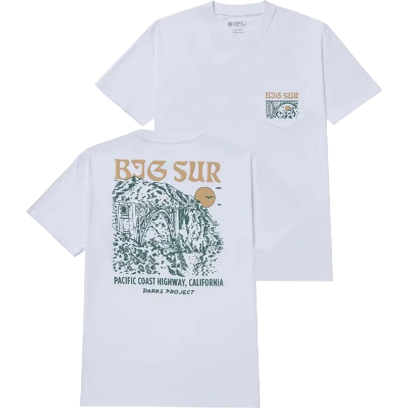 Men's Shirts with TiesBig Sur Puff Print Pocket Tee