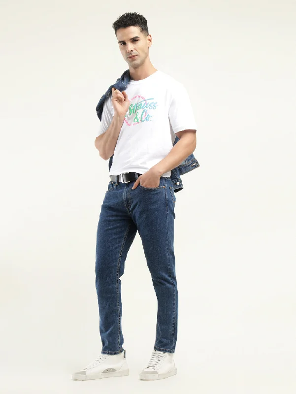 Zip-Fly Men's JeansMen's 512 Slim Tapered Fit Indigo Jeans
