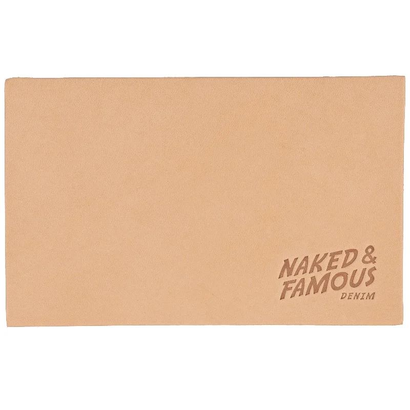 Everyday Casual Men's JeansLeathercraft Patch - 10oz Natural Veg Tan