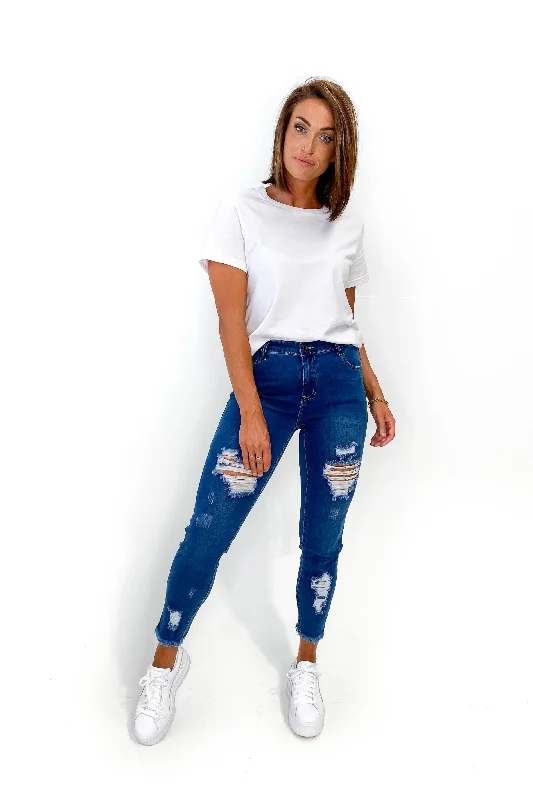 Inexpensive Men's JeansWakee Denim Hayley Jean Blue