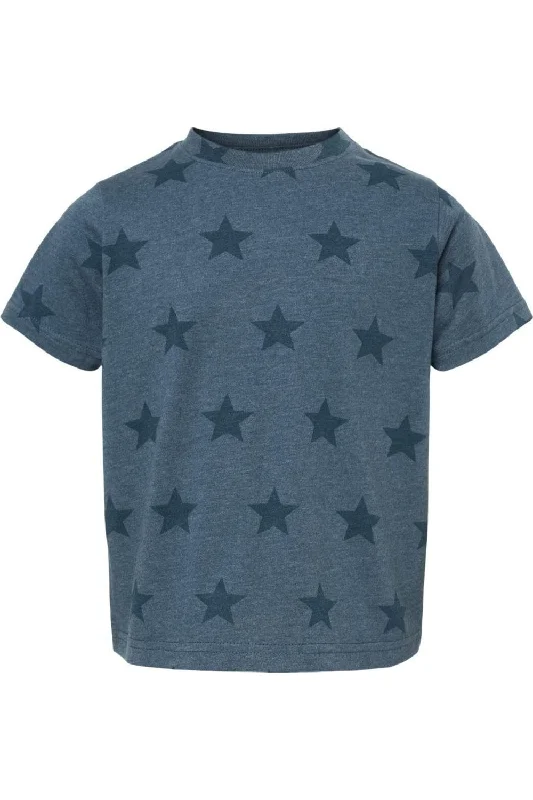 Men's Shirts with Embellished CollarsCode Five Toddler Star Print Tee