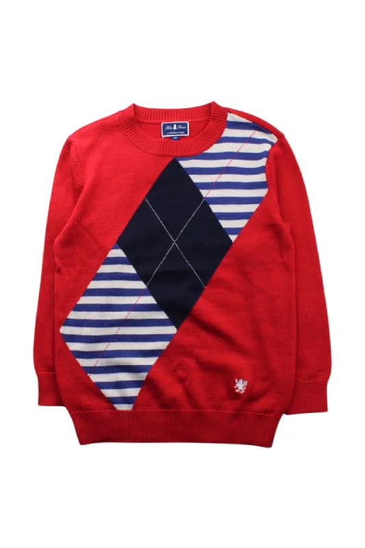 Men's Sweaters with Pleated DesignsNicholas & Bears Argyle Knit Sweater 6T