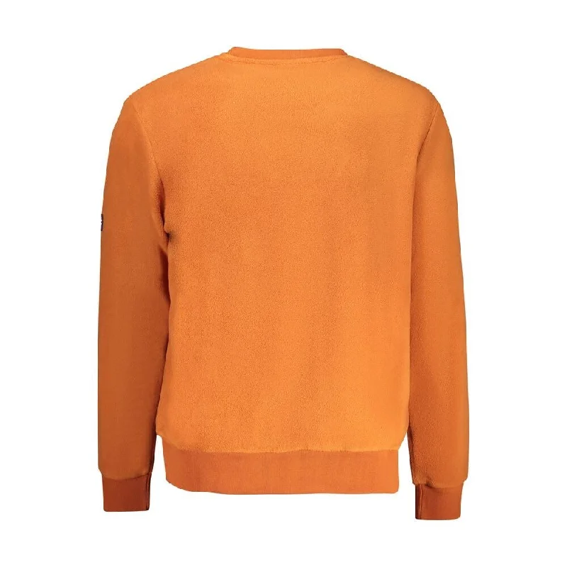 Men's Sweaters with Appliqué DetailsNorway 1963 Brown Polyester Men's Sweater
